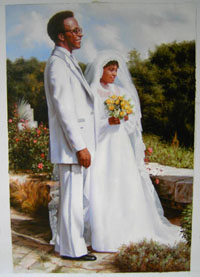 Wedding Art Portrait